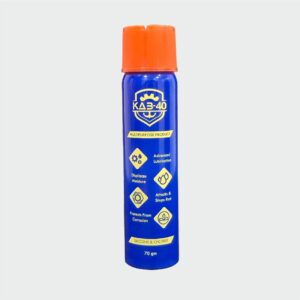 KAB-40 (70g Blue) Multi-Purpose Lubricant Spray with Smart Applicator | Rust Protection & Moisture Displacement